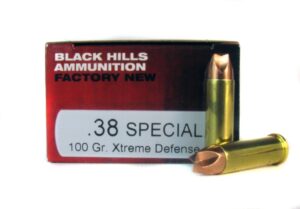 Black Hills HoneyBadger 38 Special +P 100gr Xtreme Defense Lead Free Ammo-50rd