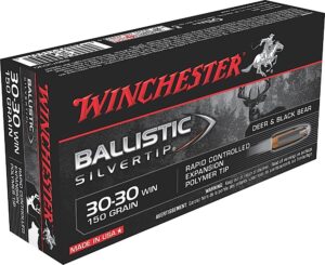 Winchester Ballistic Silvertip 30-30 Win 150 gr Rapid Controlled Expansion Polymer Tip Ammo - 20rd