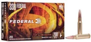 Federal Fusion 338 Federal 200gr Bonded Soft Point Ammo - 20rd