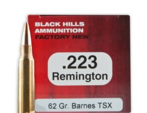 Black Hills Ammunition 223 Rem 62gr Barnes TSX Ammo - 50rd