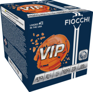 Fiocchi VIP Target 410 Gauge 2-1/2" 1/2oz 7.5 Shot Ammo - 25rd