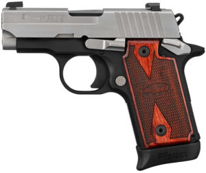 Sig-Sauer P238 .380 ACP 2.7" Bbl Stainless/Black/Wood 6/7Round Firearm