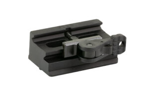 American Defense ARCA to Picatinny Mount Fits Tripod Heads with ARCA Swiss Anodized Finish - Black