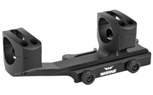 Warne, Quick Detach Cantilever Mount, 1", Fits AR Rifles, Extended Skeletonized, Black Finish
