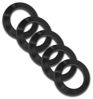 GrovTec Crush Washer 308 Cal Black Nitride Steel 5/8"-24 tpi Rifle 5 Per Pack