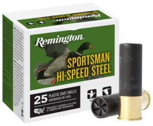 Remington 12 Gauge 3 1-1/8oz #2 Shot Sportsman Hi-Speed Steel Ammo