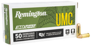 Remington 30 Super Carry 100 Grain FMJ UMC Ammo - 50rds