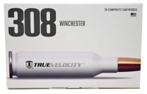 True Velocity .308 Win 168gr HPBT Nosler CC Ammo - 20rds