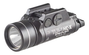 Streamlight TLR-1 HL-X Pistol Light 1,000 Lumens with CR123A Batteries 1.5 Hour Run Time - Matte Black