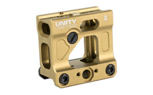 Unity Tactical FAST Micro Red Dot Mount 2.26" Optical Height Compatible with T1/T2 Footprints Anodized Finish Flat Dark Earth