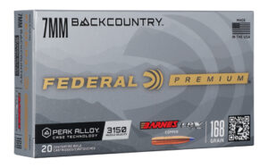 Federal Premium BackCountry 7mm BC 168gr Barnes LRX Copper Ammo - 20rd