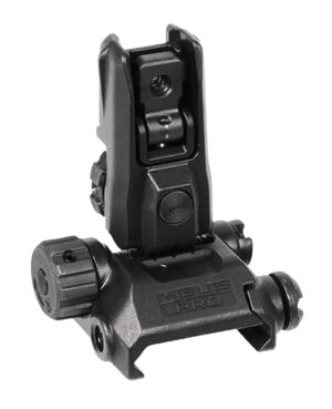 Magpul MAG527BLK MBUS Pro LR Adjustable Sight Rear Black Adjustable for AR-15