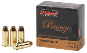 PMC Bronze 10mm Auto 170gr JHP Ammo - 25rd