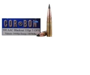 CorBon DPX 300 AAC Blk 110gr DPX Ammo - 20rds