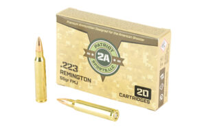 Patriot Sports 223 Rem 55gr FMJ Ammo - 20rd