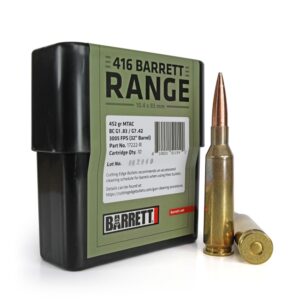 BARRETT 416 Barrett Range 452gr MTAC Ammo - 10rd