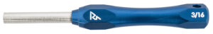 Rival Arms Front Sight Tool Blue/Silver Aluminum, Compatible w/Glock