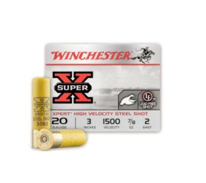 Winchester 20 Gauge 3" 7/8oz #2 Shot Super-X Ammo - 25rds