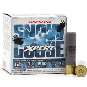 Winchester 12 Gauge 3-1/2" 1-3/8oz #1&2 Shot Xpert Snow Goose Ammo - 25rds