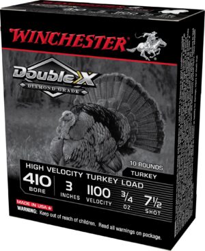 Winchester .410 Gauge 3" 3/4 oz 7.5 Shot Double X Diamond Grade Ammo - 10rd