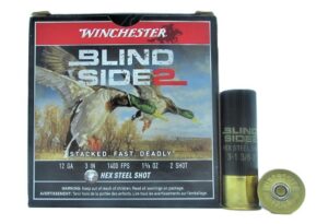 Winchester Blind Side 2 12 Gauge 3" 1-3/8oz #2 Shot Ammo - 25rds