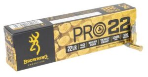 Browning 22 LR 40 Grain LRN PRO-22 Ammo -100rd