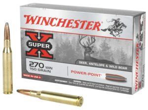 Winchester Super-X 270 Win 150gr Power-Point Ammo - 20rds