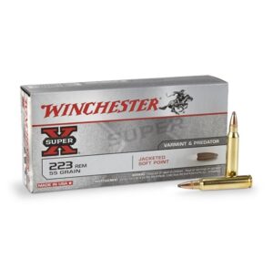 Winchester Super-X 223 Rem 55gr JSP Ammo - 20rds