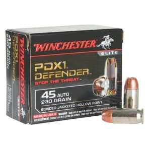 Winchester Defender 45 Auto 230gr BJHP Ammo - 20rds