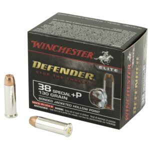 Winchester Defender 38 Special +P 130gr Bonded JHP Ammo - 20rds