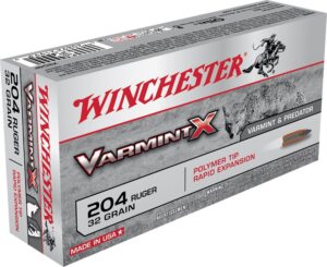 Winchester Varmint X 204 Ruger 32gr PT Rapid Expansion Ammo - 20rds