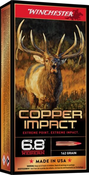 Winchester Copper Impact 6.8 Western 162gr CEP Ammo - 20rds