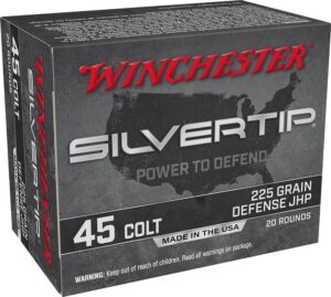 Winchester Silvertip 45 Colt 225gr Jacket Hollow Point Ammo - 20rd