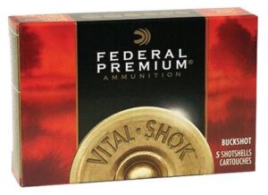 Federal Premium 20ga 3" 18 Pellets #2 Buck Ammo - 5rds