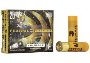 Federal TruBall 20 Gague 3" 3/4oz Rifled Slug HP Ammo - 5rds