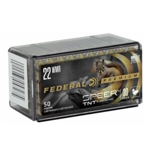 Federal Speer TNT 22 WMR 30gr JHP Ammo - 50rd