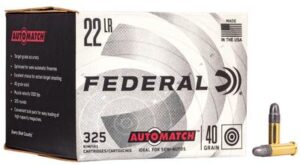 Federal 22 LR 40 Grain LRN Auto Match Champion Training Ammo - 325rd