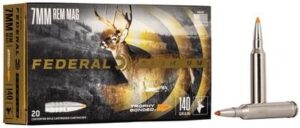 Federal Premium 7MM Rem Mag 140 Grain Trophy Bonded PT