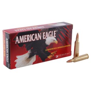 Federal American Eagle Varmint 22-250 Rem 50gr JHP Ammo - 20rds