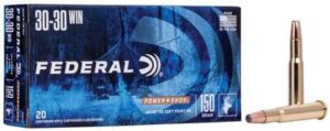Federal Power-Shok 30-30 Win 150 Grain JSP FN Ammo - 20rds