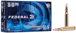 FEDERAL POWER-SHOK 30-06 SPRINGFIELD 150GR JSP AMMO