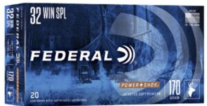Federal Power Shok 32 Win Special 170gr Jacketed Soft Point Ammo - 20rds