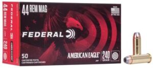 Federal American Eagle 44 Rem Mag 240 Grain JHP Ammo - 50rds