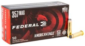 Federal American Eagle 357 Mag 158 Grain JSP Ammo - 50rds