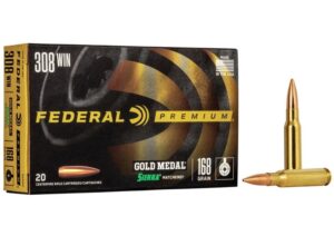 Federal Gold Medal 308 Win 168gr Sierra MatchKing BTHP Ammo - 20rds