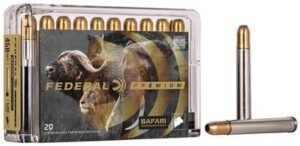 Federal Safari 458 Win Mag 500gr FN Trophy Bonded Sledgehammer Solid Ammo - 20rd