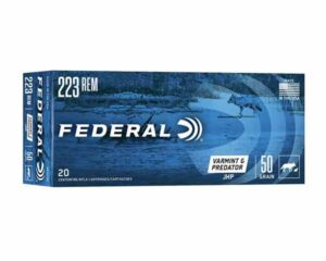 Federal American Eagle Varmint 223 Rem 50 Grain JHP Ammo - 20rds