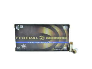 Federal Premium Law Enforcement 40 S&W 180 Grain Tactical HST Ammo - 50rds