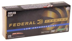 Federal Law Enforcement 223 Rem 55gr Tactical TRU Sierra BTHP Ammo - 20rds