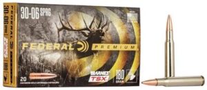 FEDERAL 30-06 SPRINGFIELD 180 GRAIN HP BARNES TSX AMMO